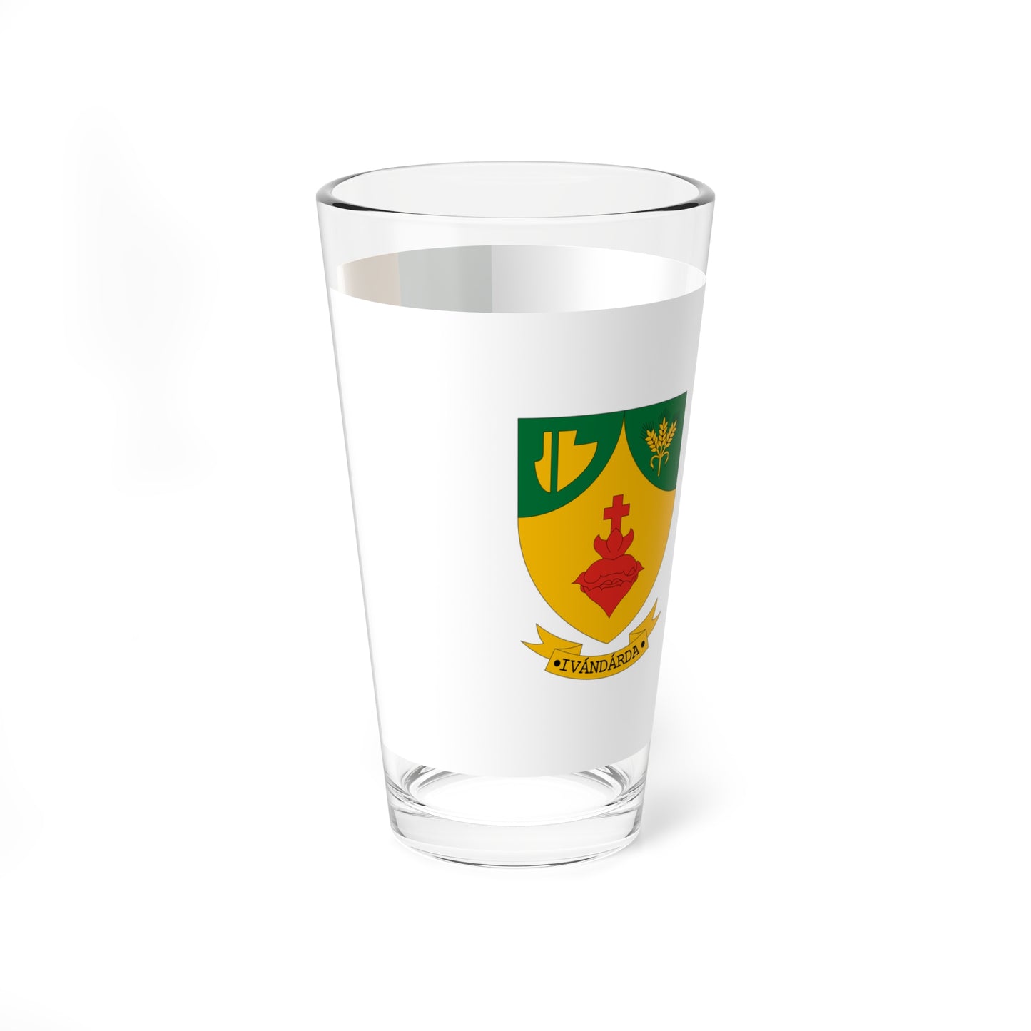 Flag of Ivandarda (Hungary) Pint Glass 16oz