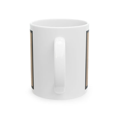 Bank Of Chambersburg & Franklin House, Chambersburg, Franklin Co., Pa., Destroyed By The Rebels Under Mccausland, July 30th, 1864 (U.S. Civil War) White Coffee Mug