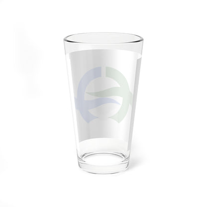 Flag of Hirono Iwate (Japan) Pint Glass 16oz