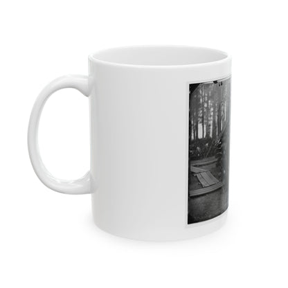 Brandy Station, Virginia. Gen. Rufus Ingalls And Group (U.S. Civil War) White Coffee Mug