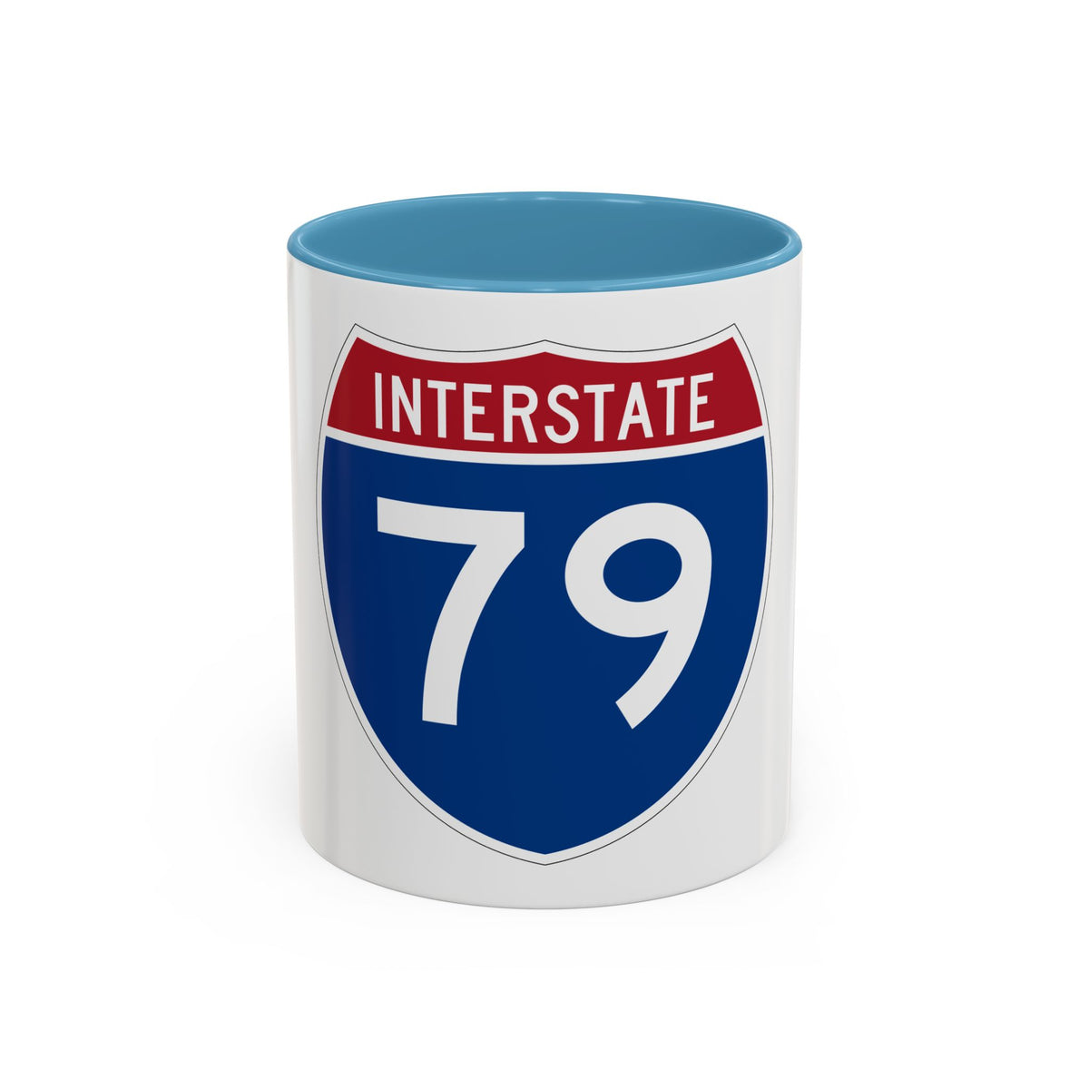Interstate 79 (U.S. Highways) Accent Coffee Mug