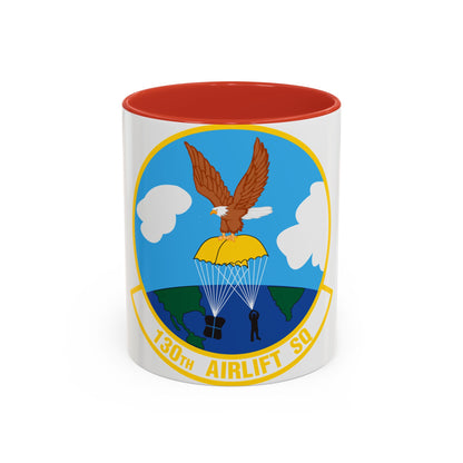 130 Airlift Squadron (U.S. Air Force) Accent Coffee Mug