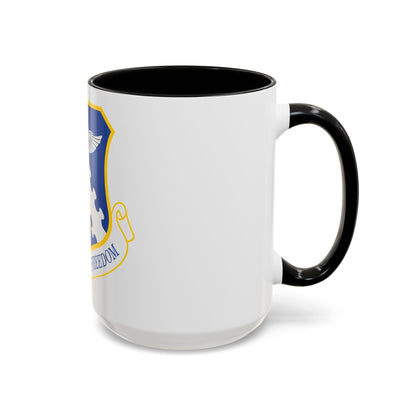 182d Airlift Wing insignia AFD 080128 056 (U.S. Air Force) Accent Coffee Mug