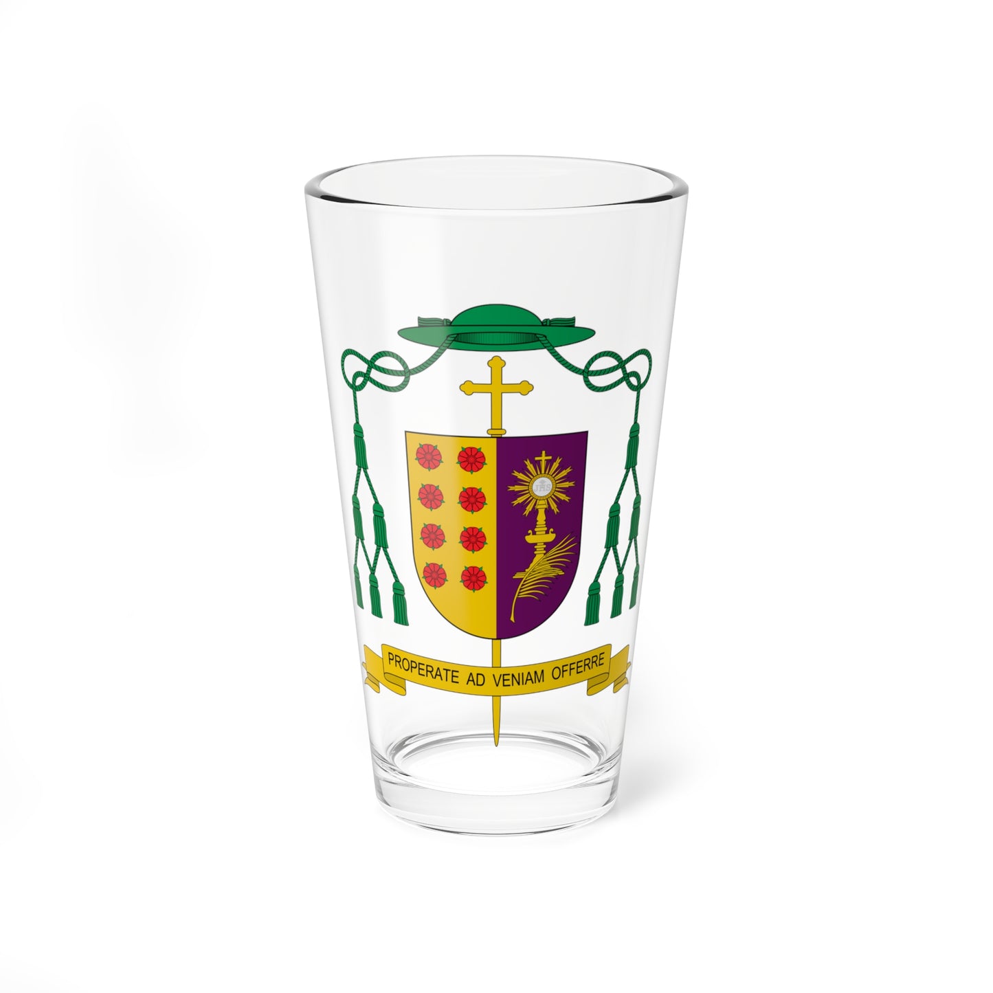 Escudo de Arturo Ros Murgadas (Spain) (Coat of Arms) Pint Glass 16oz