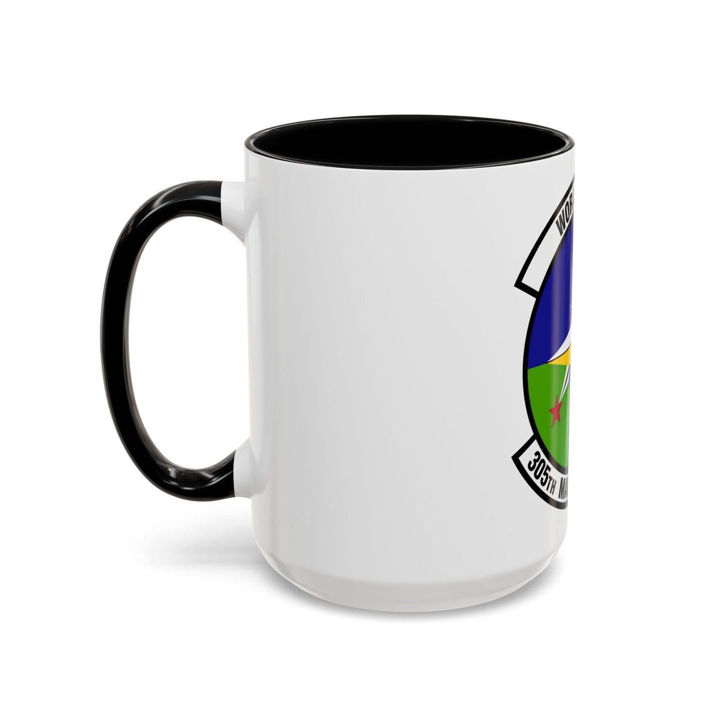 305 Maintenance Squadron AMC (U.S. Air Force) Accent Coffee Mug