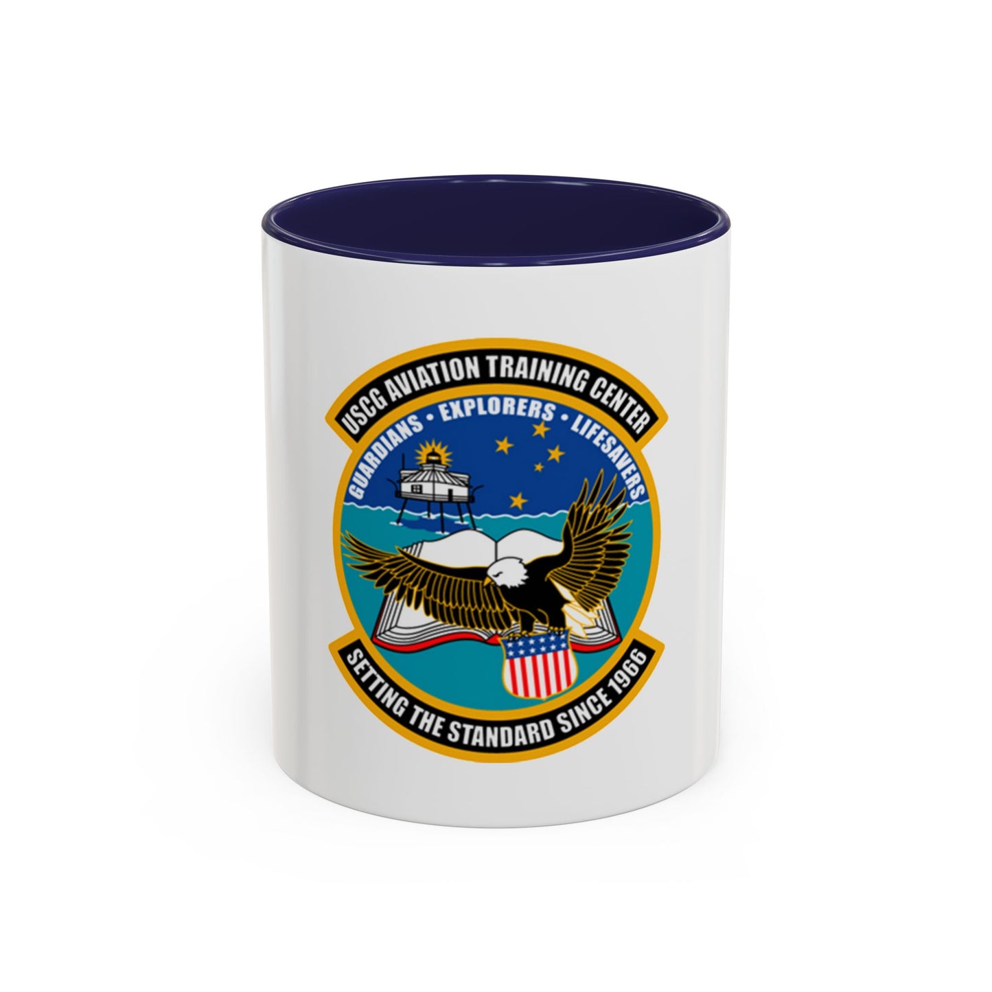 ATC Mobile AL   Aviation Training Center (U.S. Coast Guard) Accent Coffee Mug