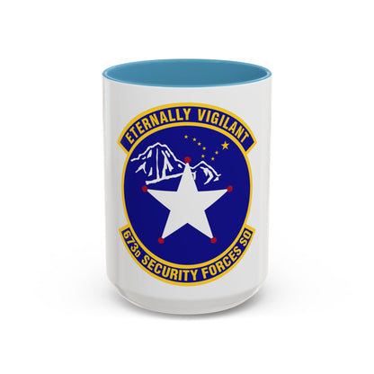 673 Security Forces Squadron PACAF (U.S. Air Force) Accent Coffee Mug