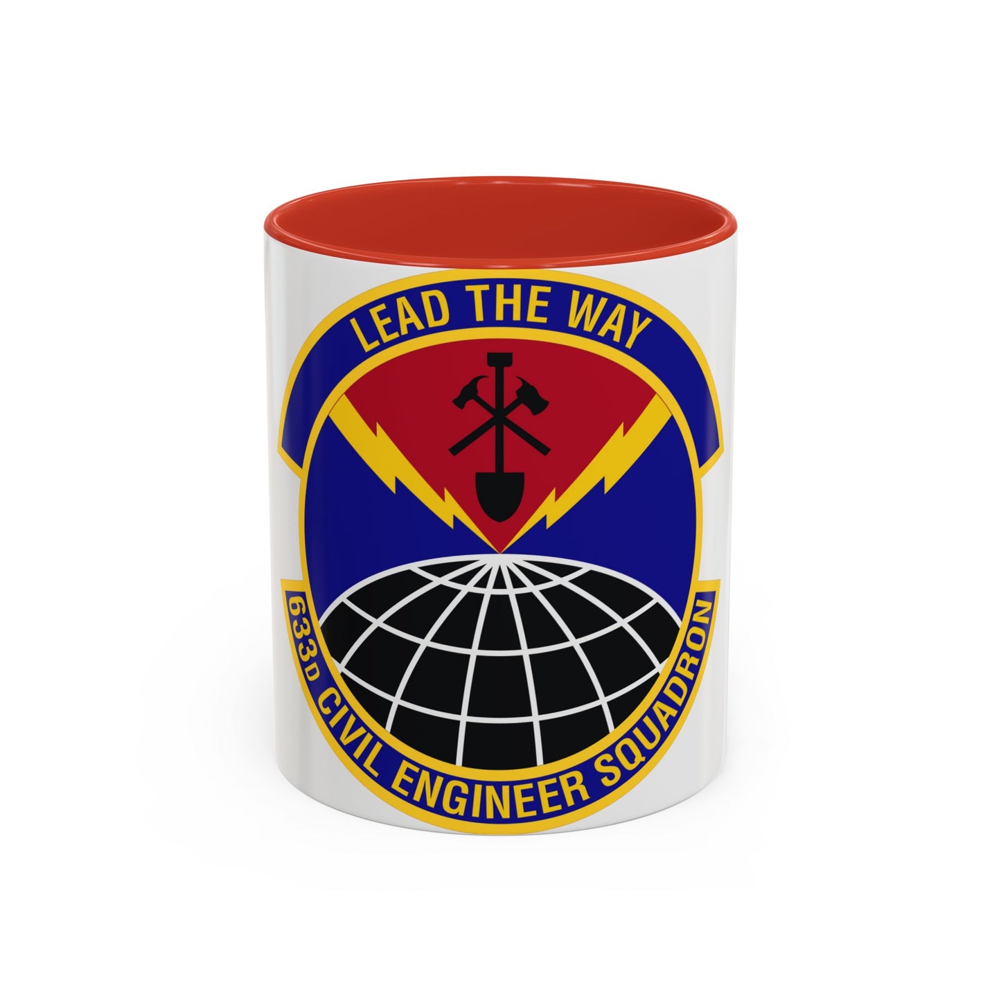 633d Civil Engineer Squadron (U.S. Air Force) Accent Coffee Mug