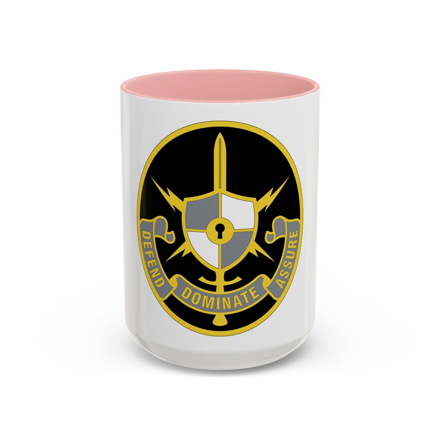 United States Cyber School 2 (U.S. Army) Accent Coffee Mug