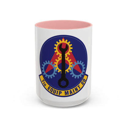7th Equipment Maintenance Squadron (U.S. Air Force) Accent Coffee Mug