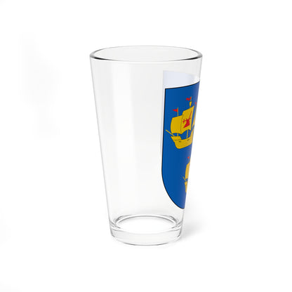 Wappen Kreis Nordfriesland (Germany) (Coat of Arms) Pint Glass 16oz
