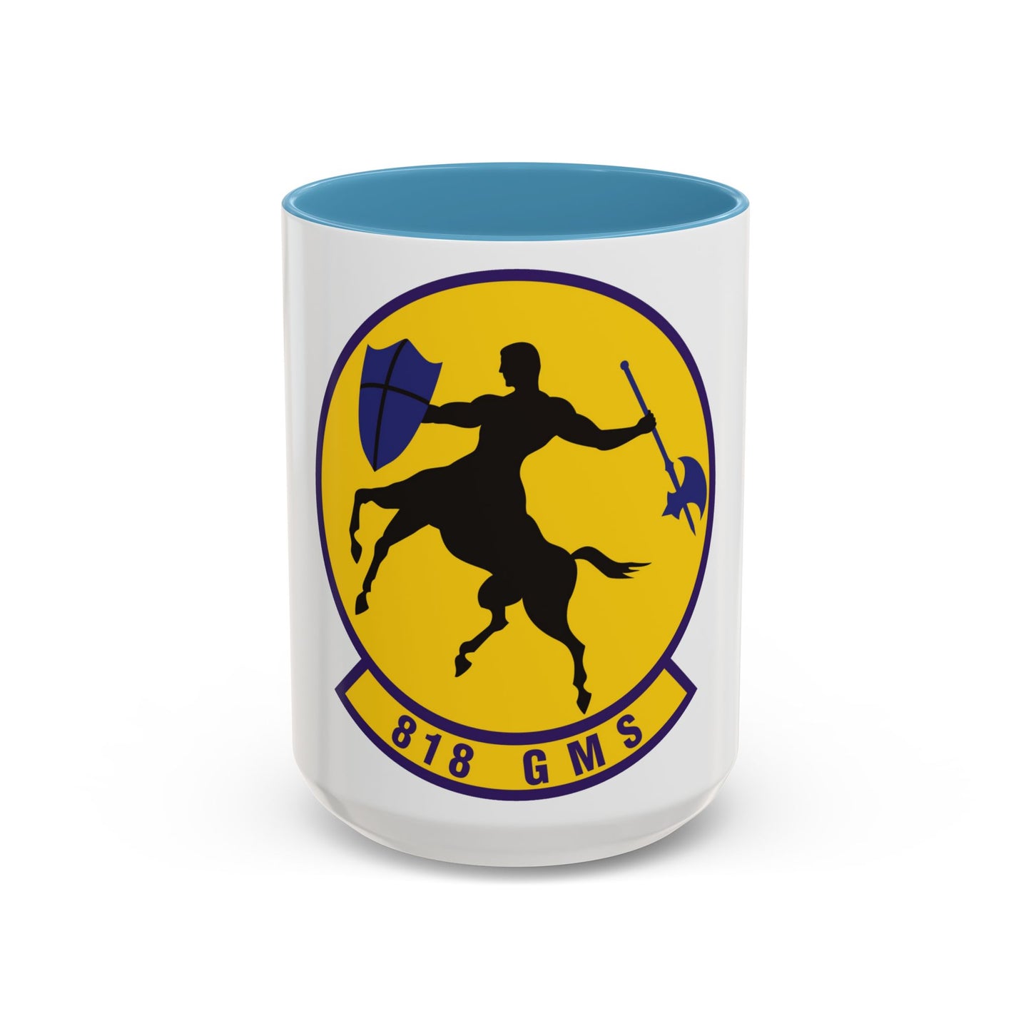 818th Global Mobility Squadron (U.S. Air Force) Accent Coffee Mug