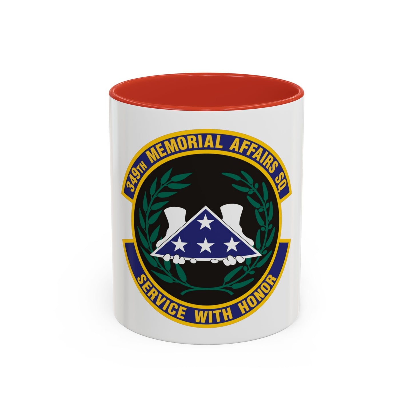 349th Memorial Affairs Squadron (U.S. Air Force) Accent Coffee Mug
