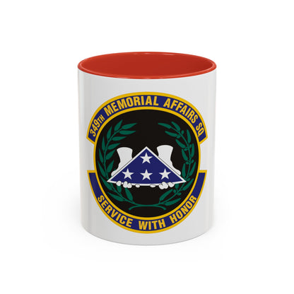 349th Memorial Affairs Squadron (U.S. Air Force) Accent Coffee Mug