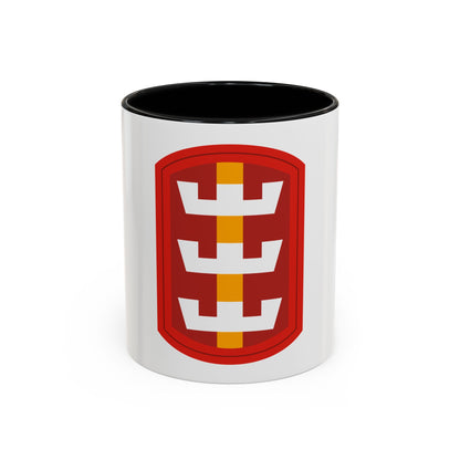 130th Engineer Brigade (U.S. Army) Accent Coffee Mug