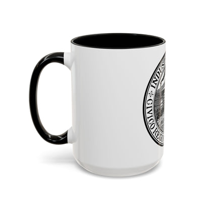 Seal of Holyoke Massachusetts - Accent Coffee Mug