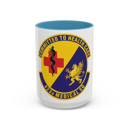 423d Medical Squadron (U.S. Air Force) Accent Coffee Mug