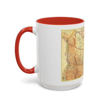 Canada (1936) (Map) Accent Coffee Mug