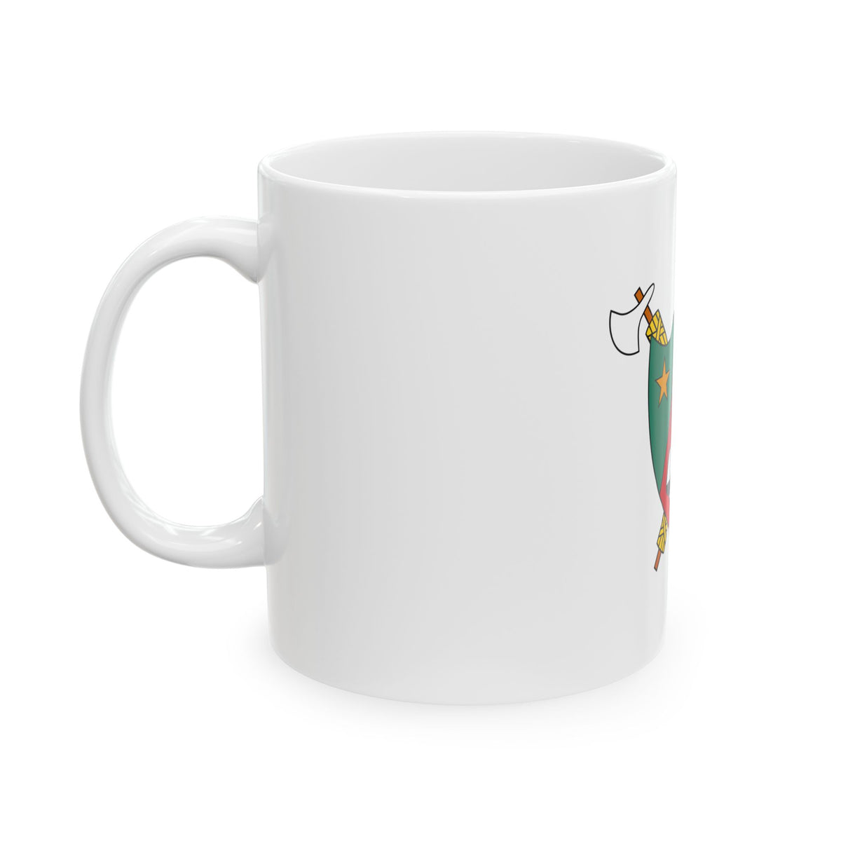 Coat of Arms of Cameroon (1960-1961) - White Coffee Mug