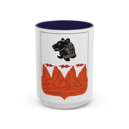 4 Signal Battalion 2 (U.S. Army) Accent Coffee Mug