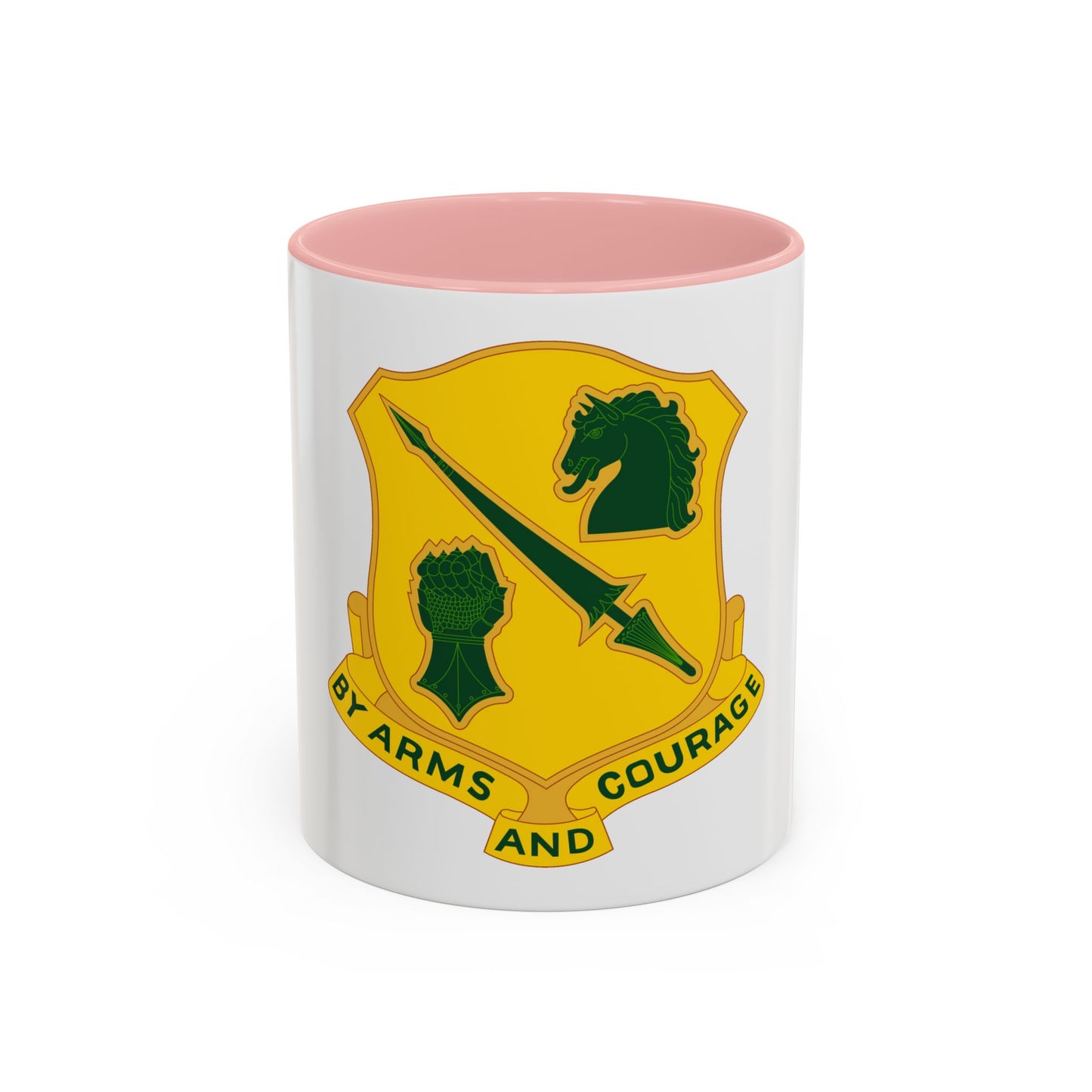 134 Tank Battalion (U.S. Army) Accent Coffee Mug