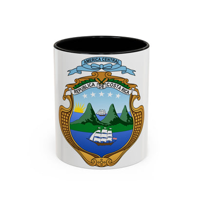 Coat of arms of Costa Rica (1906-1964) - Accent Coffee Mug