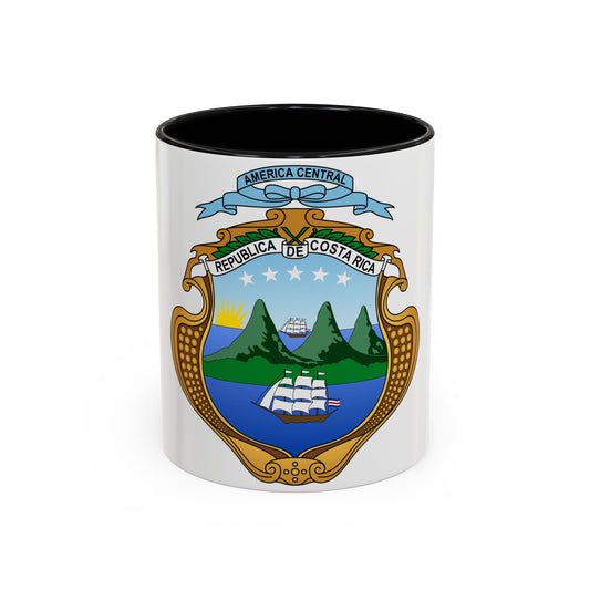 Coat of arms of Costa Rica (1906-1964) - Accent Coffee Mug