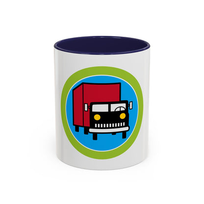 Truck Transportation (Boy Scout Merit Badge) Accent Coffee Mug