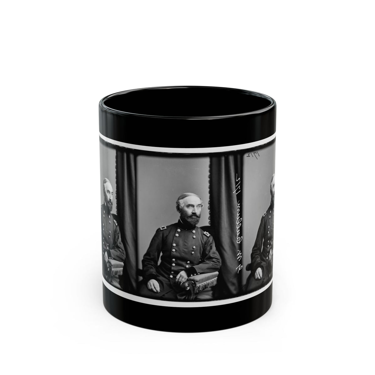 Brig. Gen. G.W. Cullum Was Appointed Chief Of Staff To General Henry W. Halleck (U.S. Civil War) Black Coffee Mug