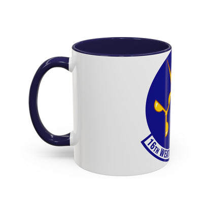 16 Weather Squadron AFWA (U.S. Air Force) Accent Coffee Mug