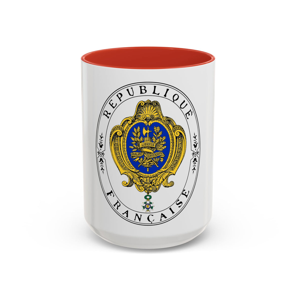 Coat of arms of the French Republic (1905) - Accent Coffee Mug
