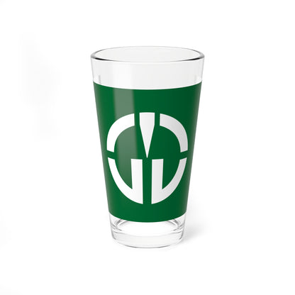 Flag of Tsuruta Aomori (Japan) Pint Glass 16oz