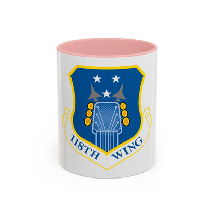 118th Wing ANG (U.S. Air Force) Accent Coffee Mug