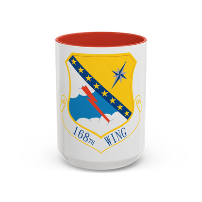 168th Wing emblem (U.S. Air Force) Accent Coffee Mug