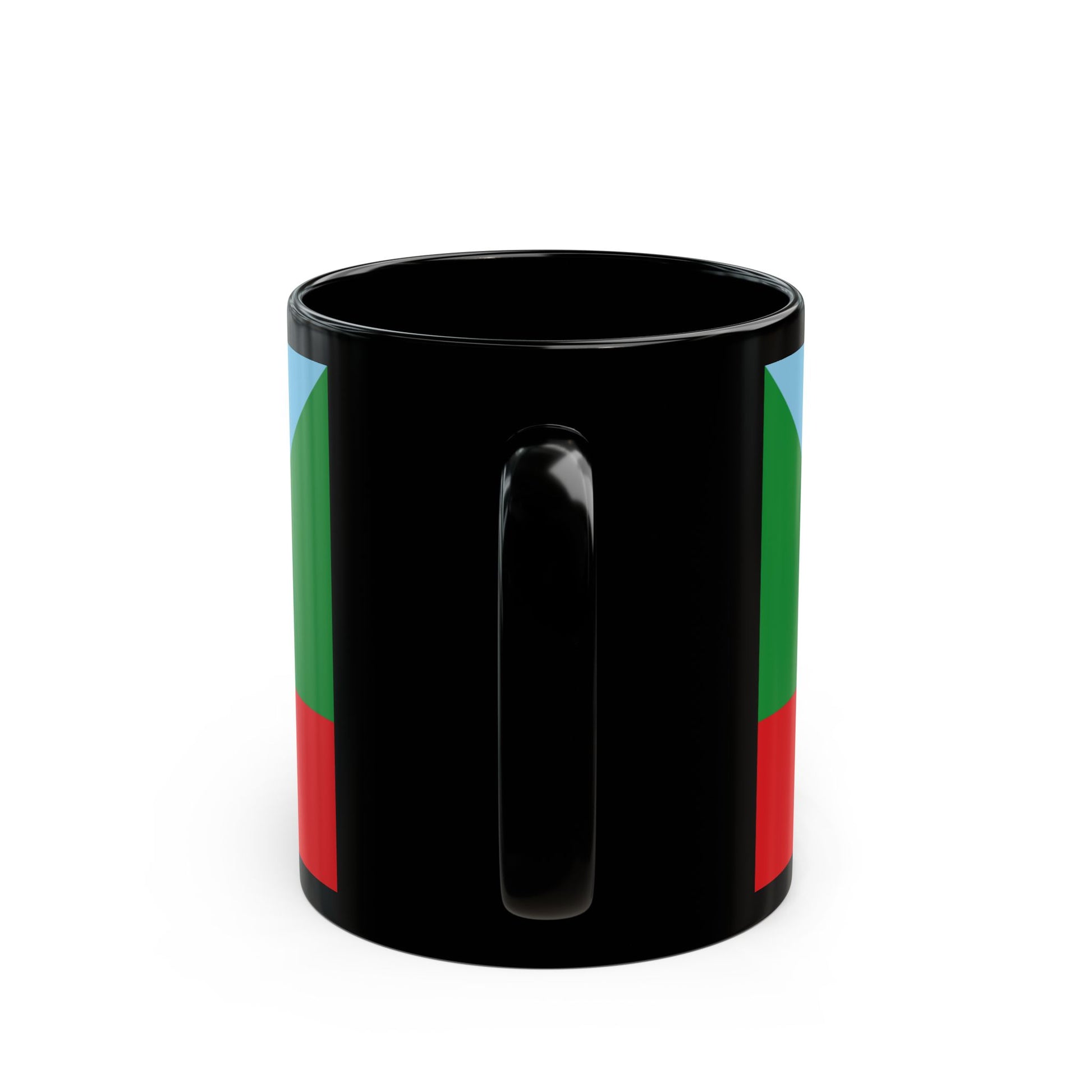 Flag of Chachapoyas capital of the Amazonas Region Peru - Black Coffee Mug-Go Mug Yourself