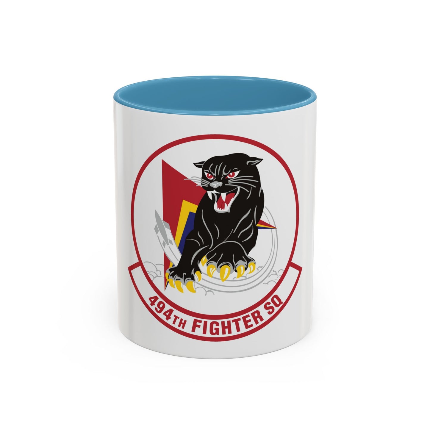494th Fighter Squadron (U.S. Air Force) Accent Coffee Mug