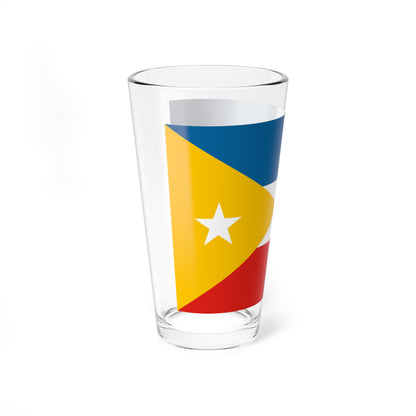 Flag of North China in Resistance (China) Pint Glass 16oz
