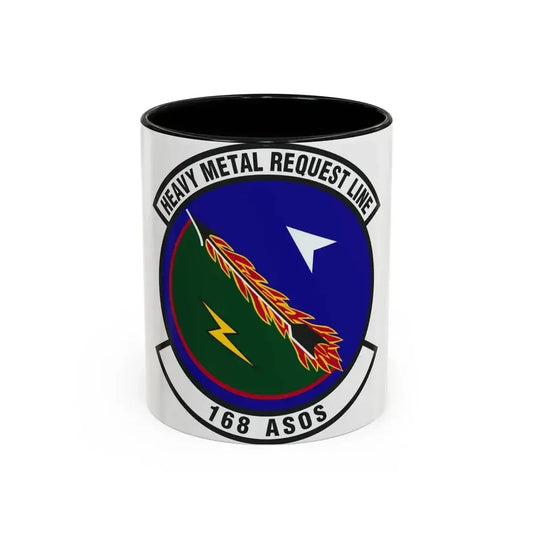 168th Air Support Operations Squadron (U.S. Air Force) Accent Coffee Mug 11oz Black - Go Mug Yourself