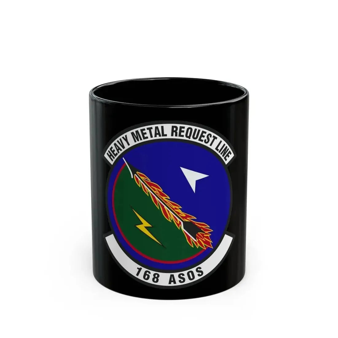 168th Air Support Operations Squadron (U.S. Air Force) Black Coffee Mug 11oz - Go Mug Yourself