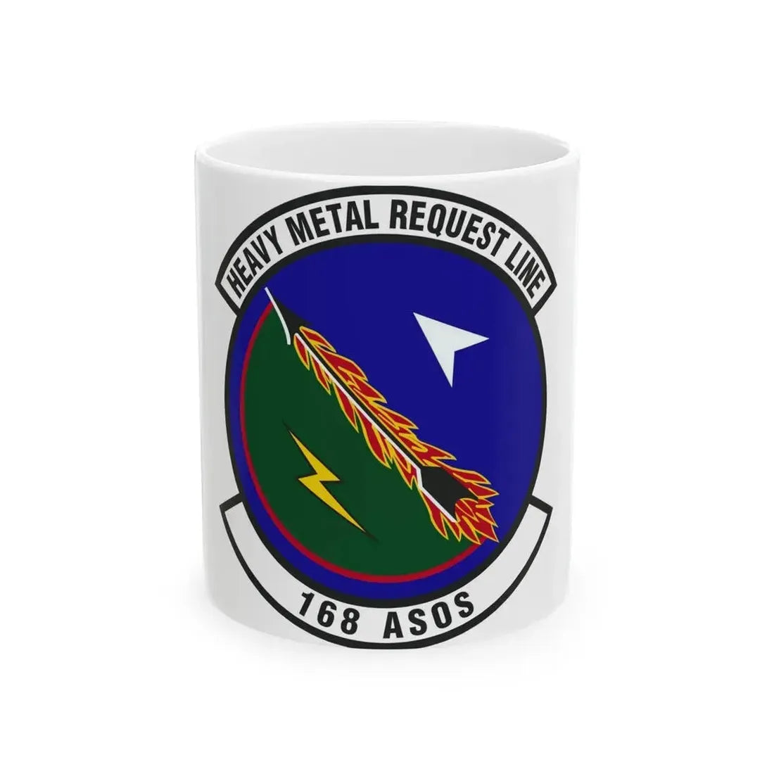 168th Air Support Operations Squadron (U.S. Air Force) White Coffee Mug 11oz - Go Mug Yourself