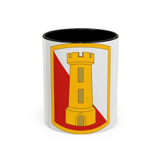 168th Engineer Brigade (U.S. Army) Accent Coffee Mug 11oz Black - Go Mug Yourself