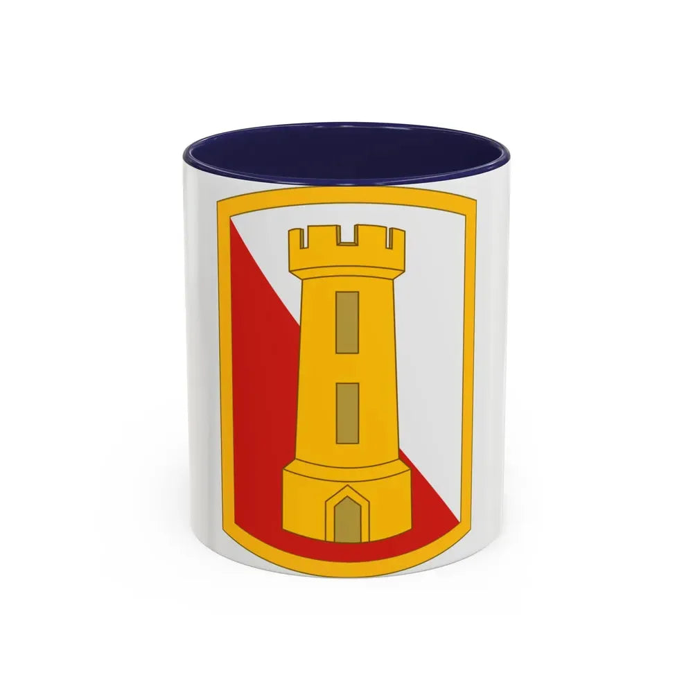 168th Engineer Brigade (U.S. Army) Accent Coffee Mug 11oz Navy - Go Mug Yourself