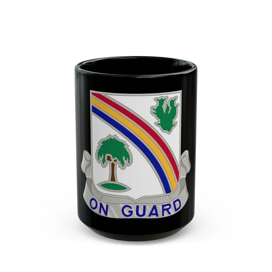 168th Infantry Regiment (U.S. Army) Black Coffee Mug-15oz-Go Mug Yourself