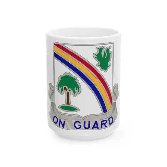 168th Infantry Regiment (U.S. Army) White Coffee Mug-15oz-Go Mug Yourself