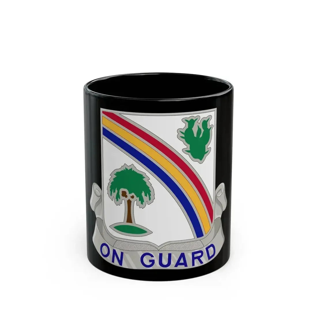 168th Infantry Regiment (U.S. Army) Black Coffee Mug 11oz - Go Mug Yourself