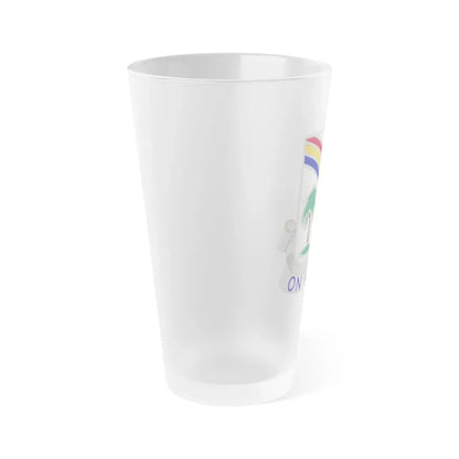 168th Infantry Regiment (U.S. Army) Frosted Pint Glass 16oz - Go Mug Yourself