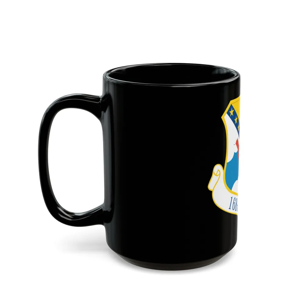 168th Wing emblem (U.S. Air Force) Black Coffee Mug-Go Mug Yourself