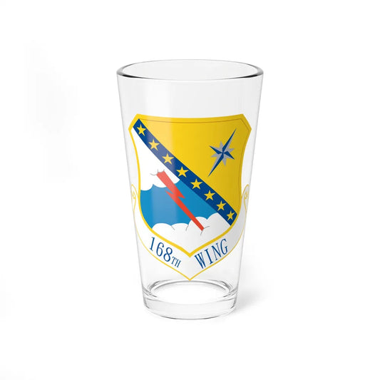 168th Wing emblem (U.S. Air Force) Pint Glass 16oz-16oz-Go Mug Yourself