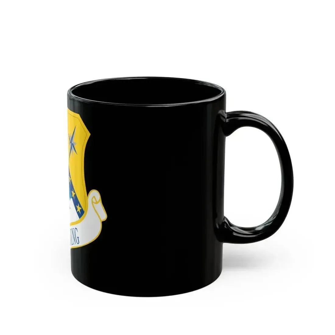 168th Wing emblem (U.S. Air Force) Black Coffee Mug - Go Mug Yourself