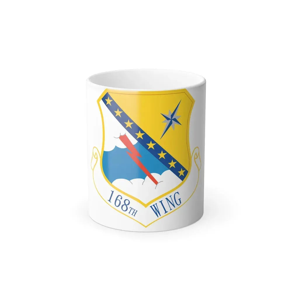 168th Wing emblem (U.S. Air Force) Color Changing Mug 11oz - Go Mug Yourself